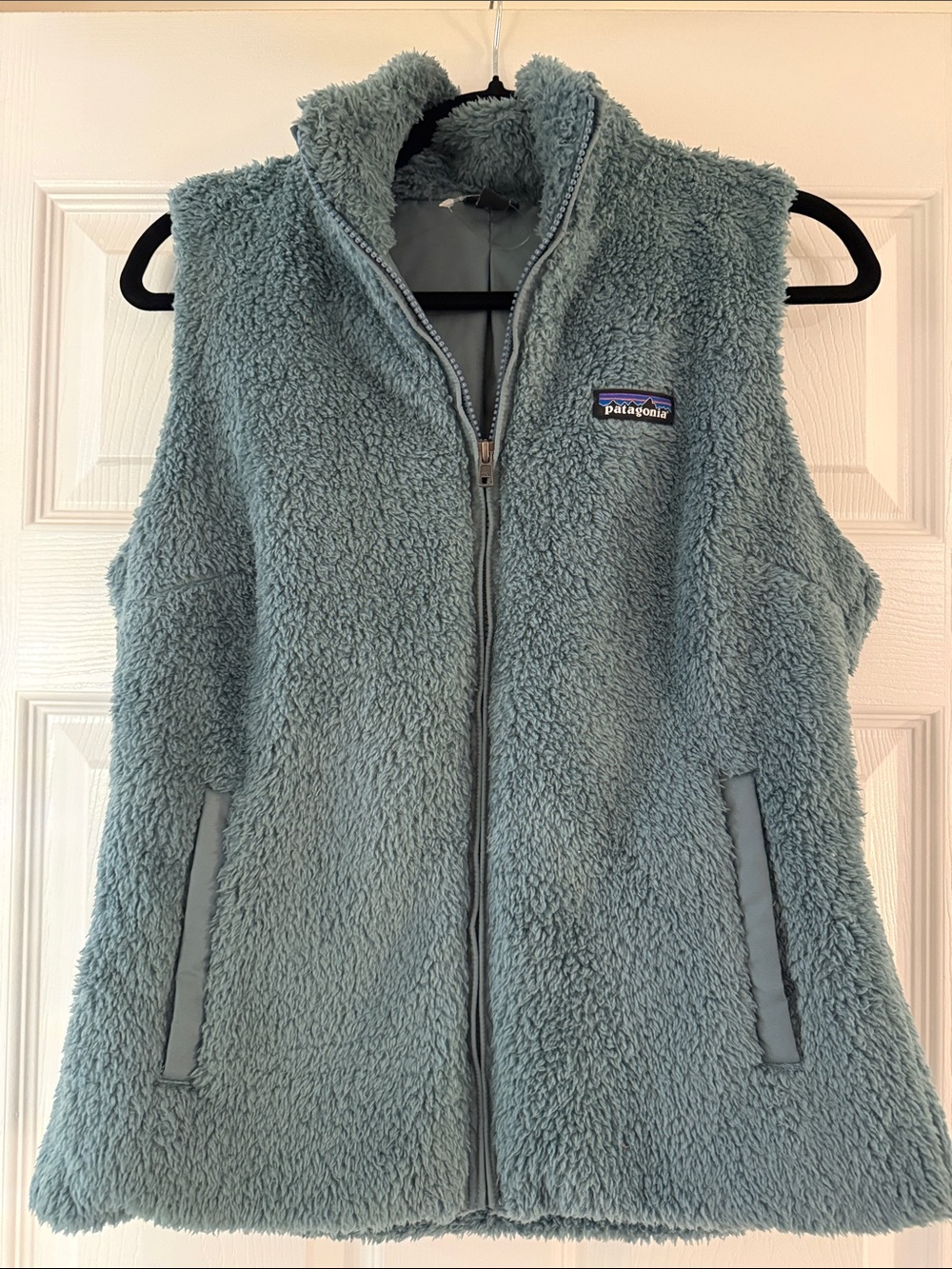 Patagonia Women's Teddy Fleece Vest in Dusty Teal